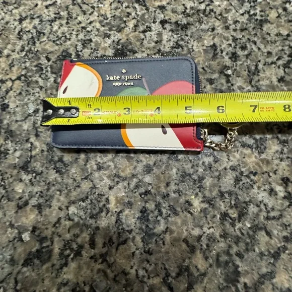 Kate Spade Navy and Red Apple Key Card Holder - Picture 4 of 5